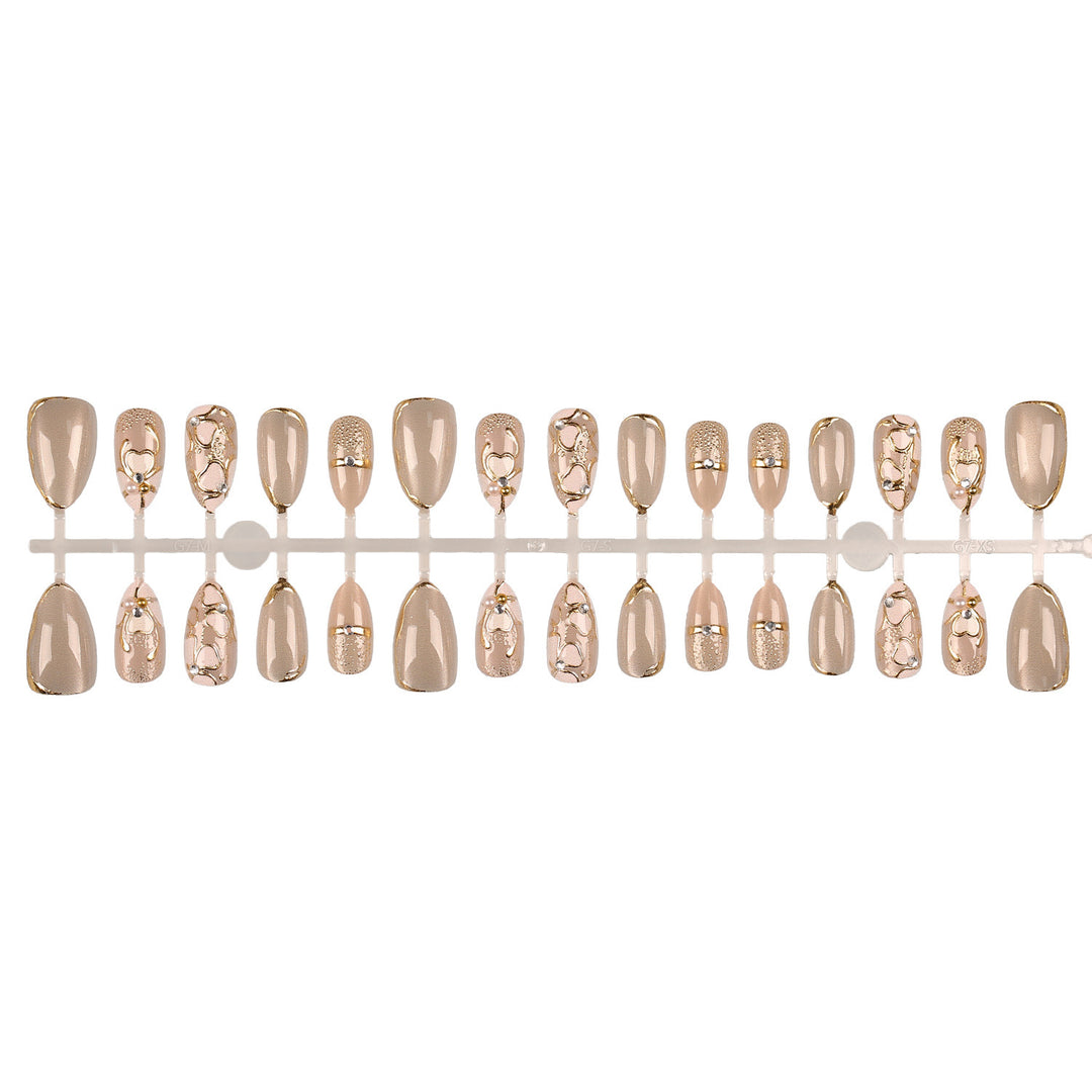 Elegant Press-On Nail Design Set