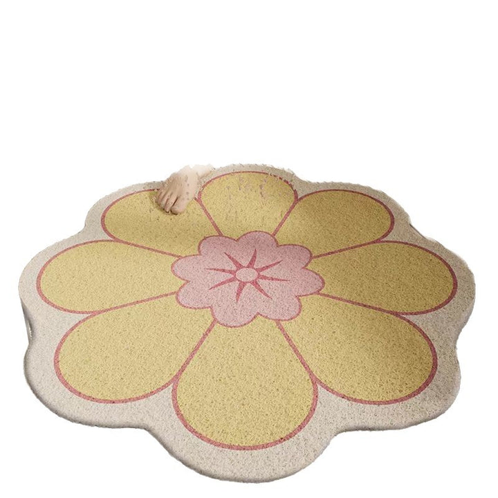 Floral Shaped Bath Mat Kalsten