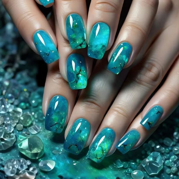 Artistic Gel Nail Extensions Kalsten