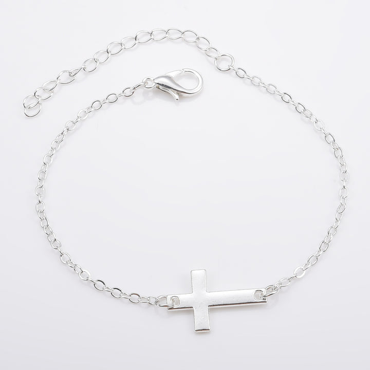 Minimalist Cross Charm Bracelet Kalsten