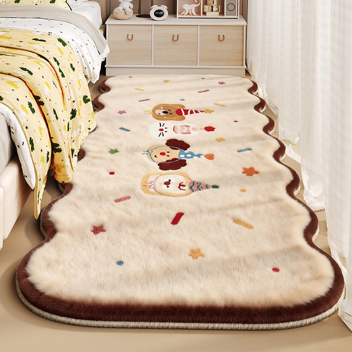 Plush Cartoon-Themed Area Rug