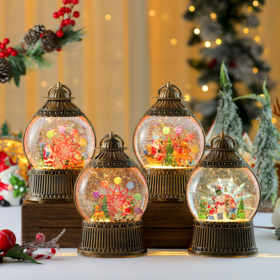 Decorative LED Snow Globe Lantern Kalsten