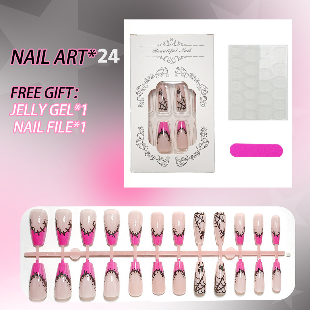 Gothic Press-On Nail Art Set