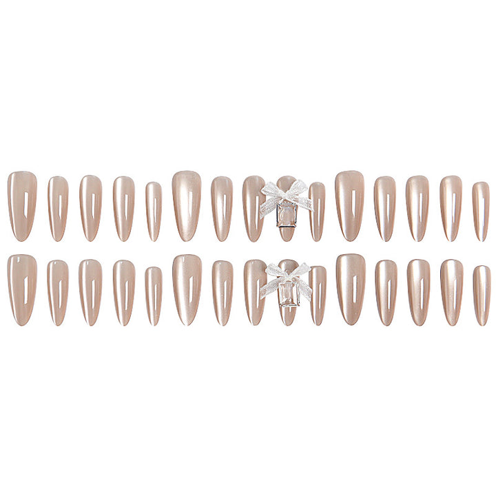 Elegant artificial nail tips with a glossy finish Kalsten
