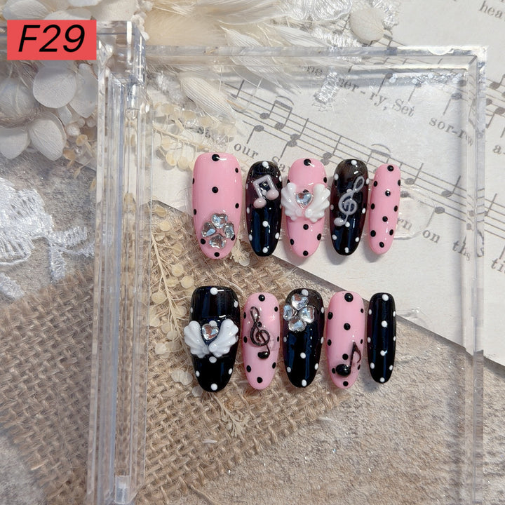 Decorative Press-On Nail Art Set 1790731572
