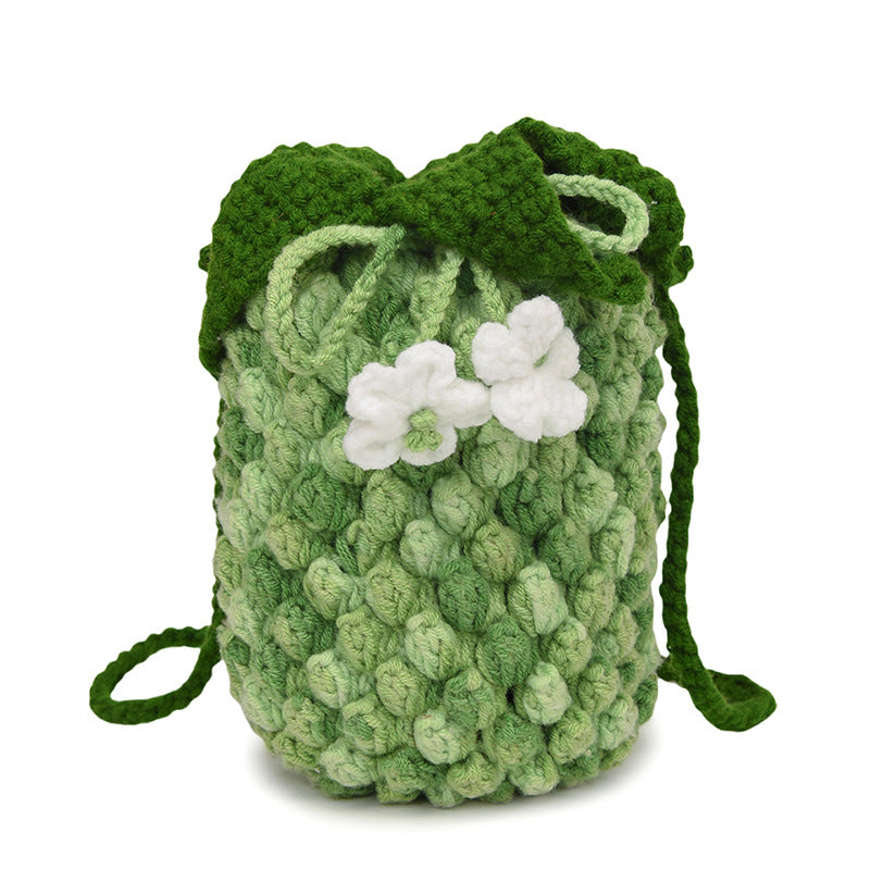 Crochet Floral Mini Bag