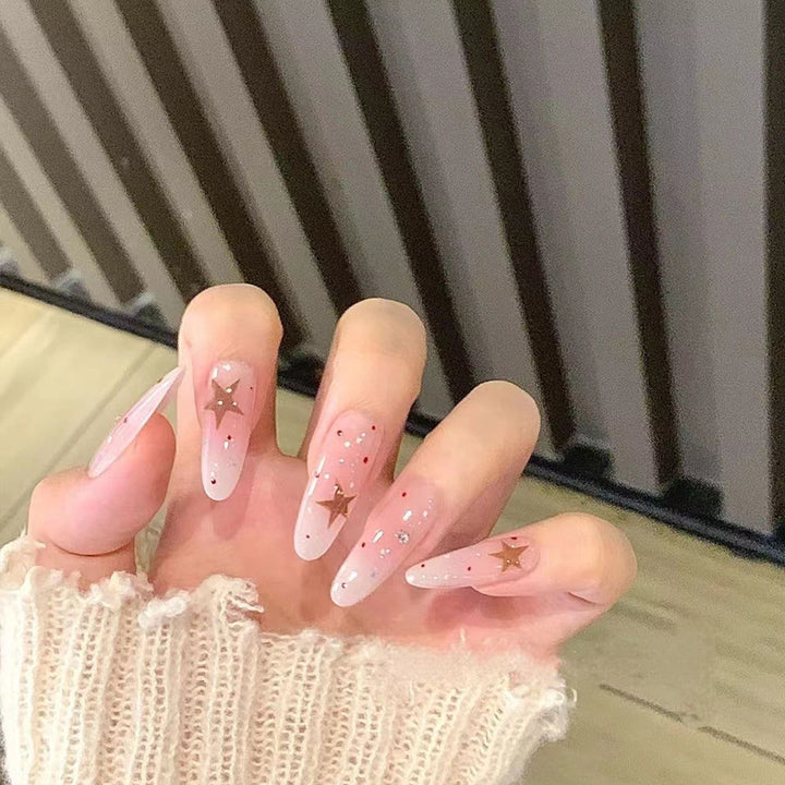 Glittering Star Nail Art Kalsten
