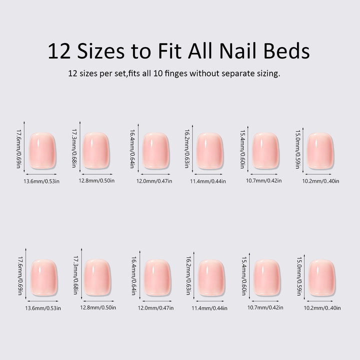 Artificial nail set with floral and dotted design Kalsten