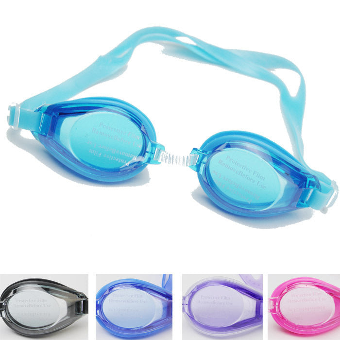 Sport swimming goggles with high-performance anti-fog coating and flexible silicone strap Kalsten