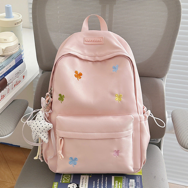 Floral Embroidered Casual Backpack Kalsten 1791205343