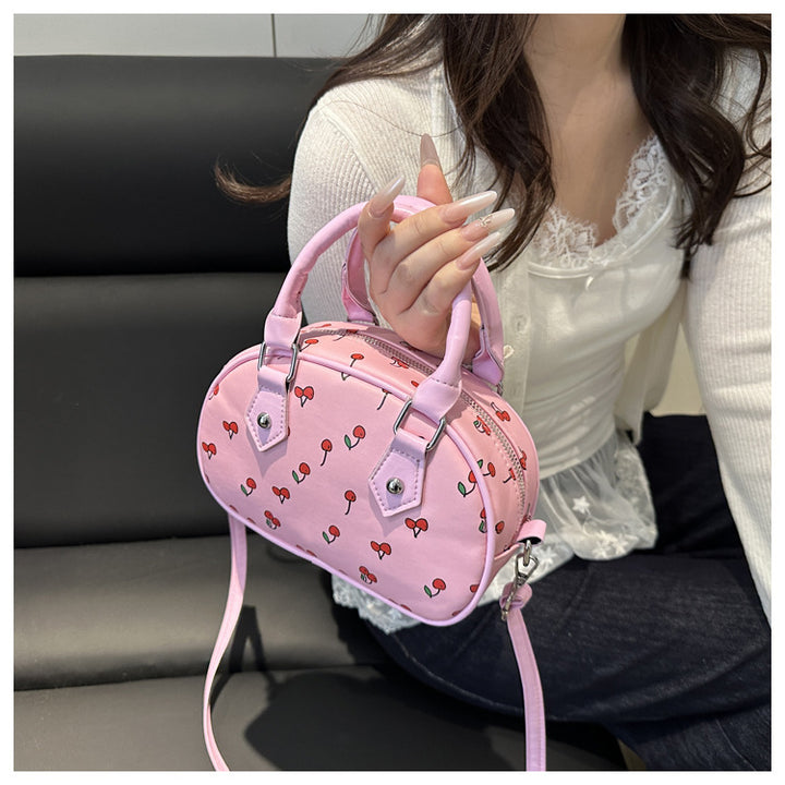 Playful Cherry Print Handbag Kalsten