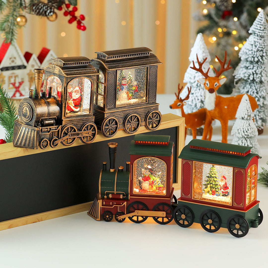Decorative LED Christmas Train Figurine Kalsten