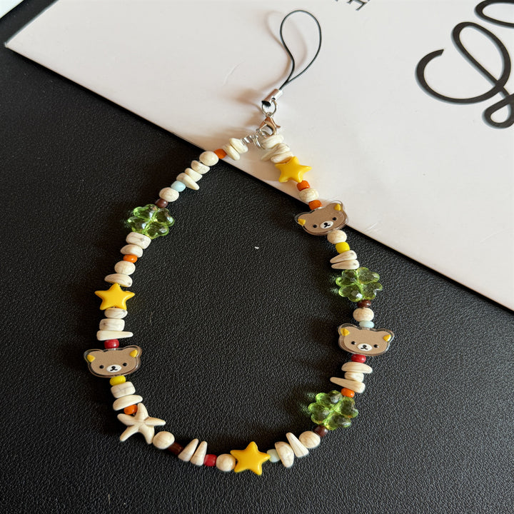 Fun-Themed Beaded Keychain Holder Kalsten