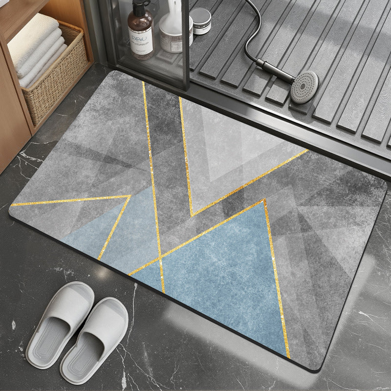 Elegant Monogrammed Bathroom Mat Kalsten