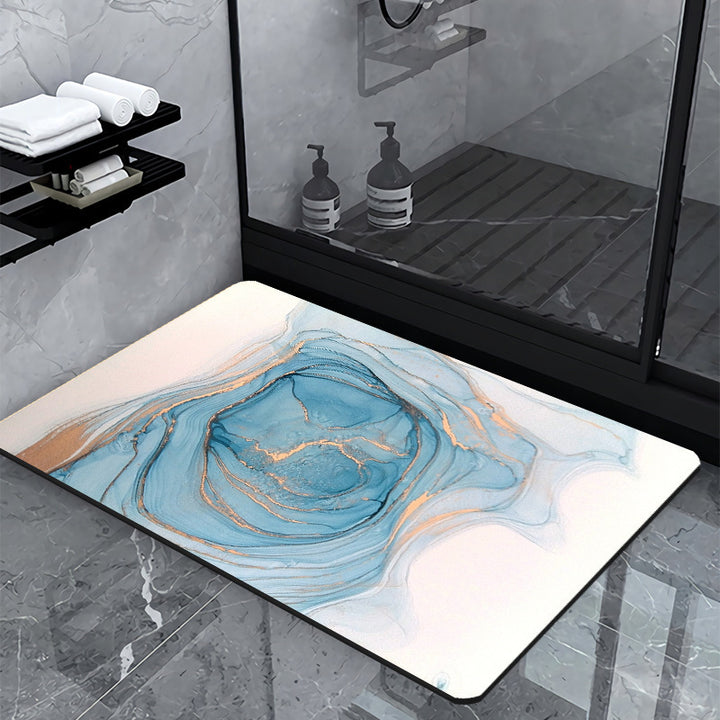 Luxury Marble Design Bath Mat Kalsten