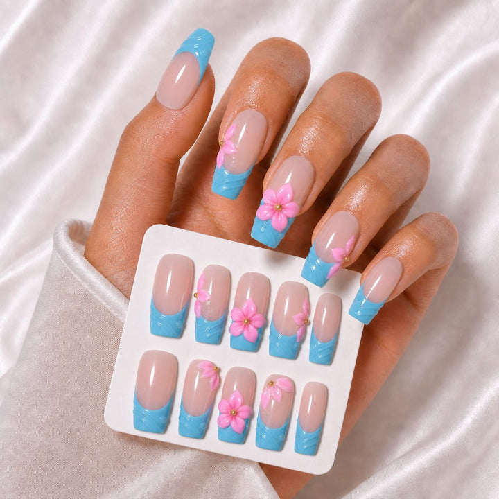 Floral Art Press-On Nail Extensions Kalsten
