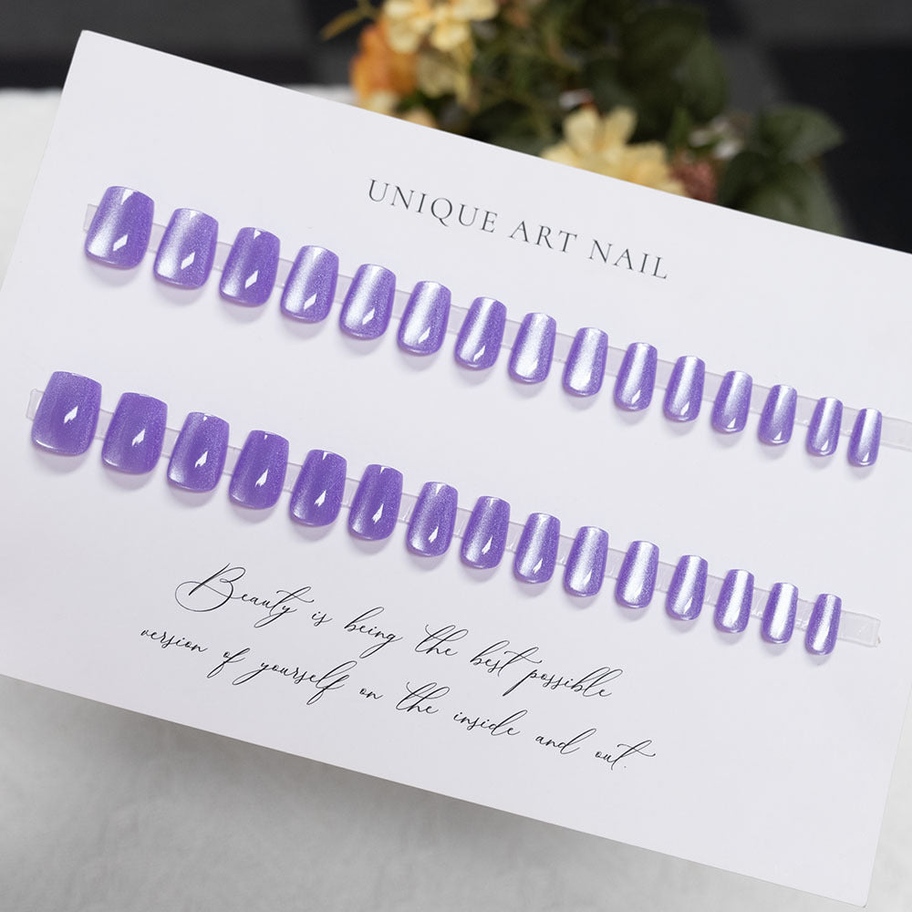 Glossy Acrylic Press-On Nail Set