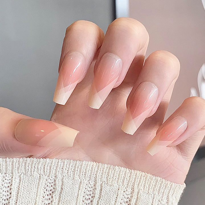 Stylish Press-On Nail Tips with Leopard Design Kalsten