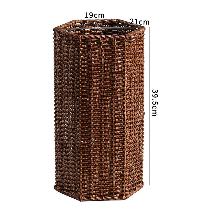 Hexagonal Decorative Wicker Storage Container Kalsten