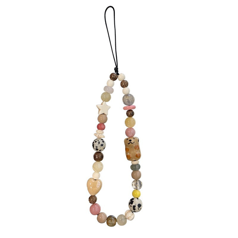 Playful Beaded Charm Phone Lanyard Kalsten 1790134572
