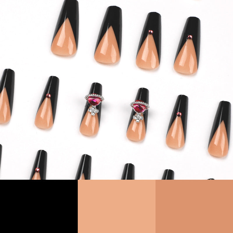 Artful Nail Art with Rhinestones and Shine Kalsten