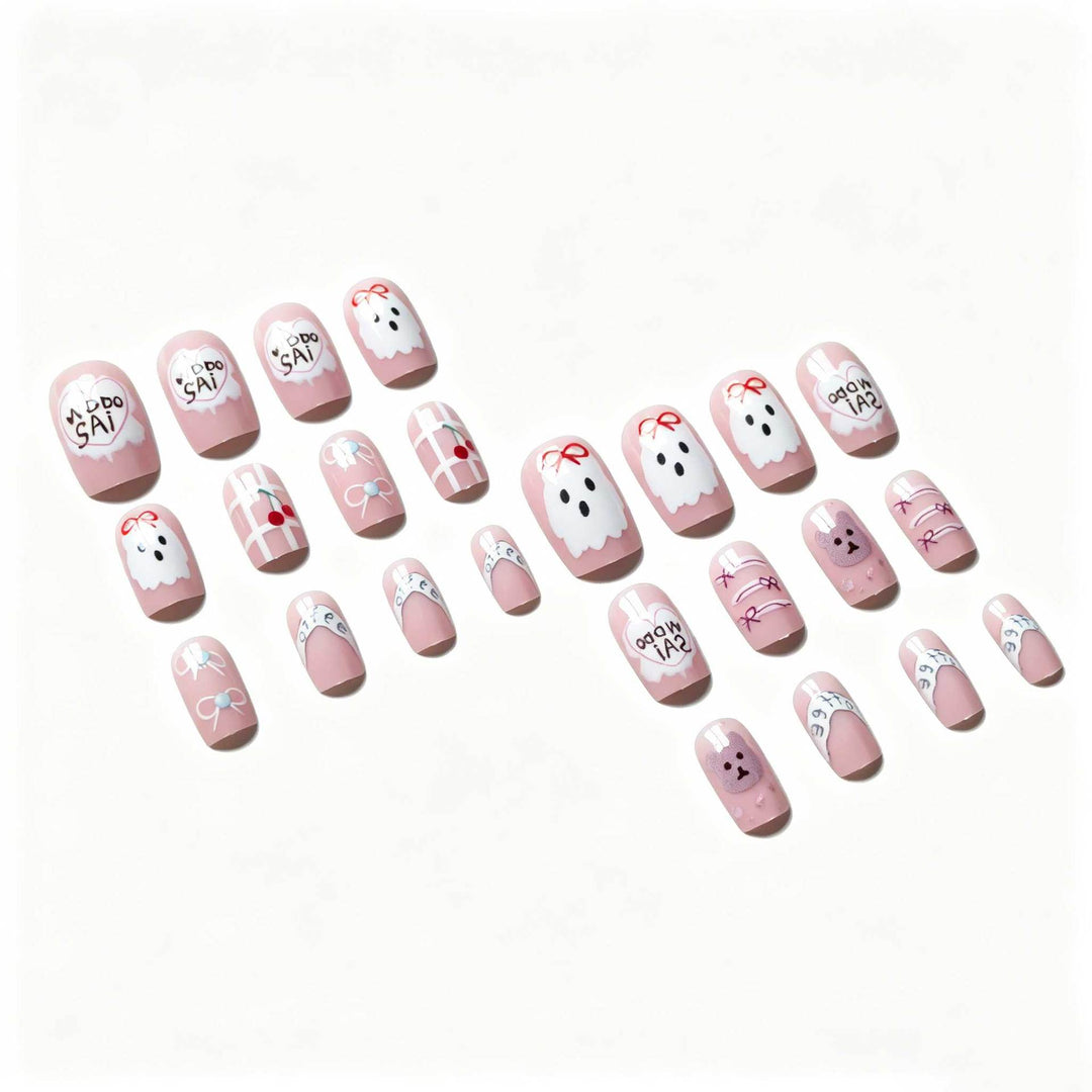 Whimsical Character Nail Art