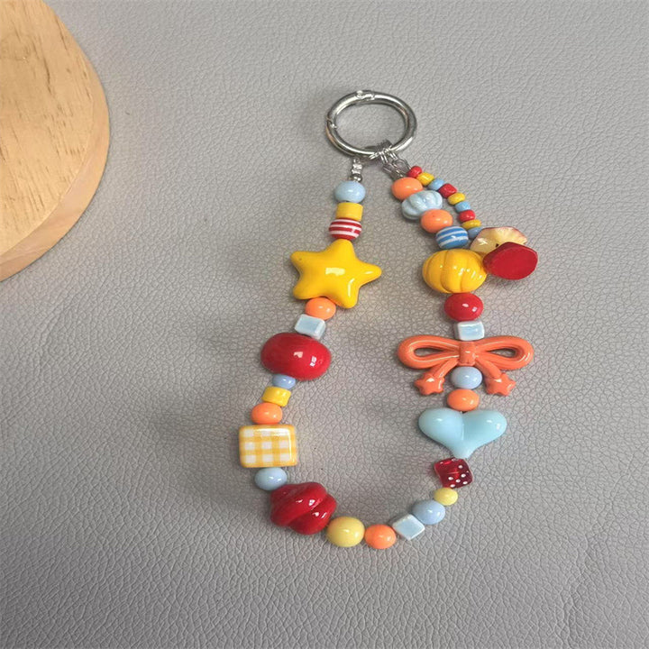 Playful Beaded Charm Keychain Kalsten 1790134757