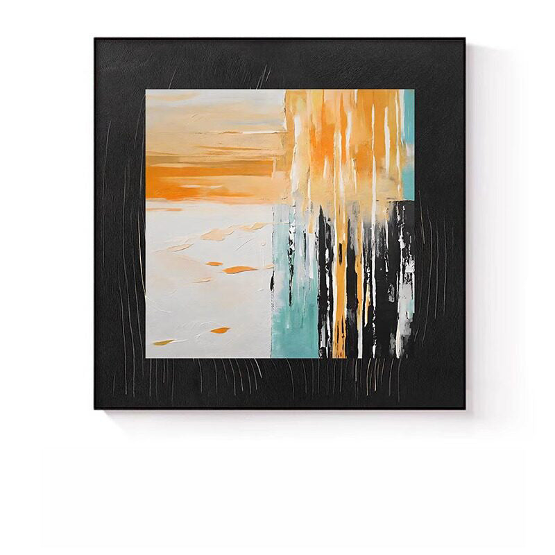 Abstract Expressionist Canvas Artwork for Walls