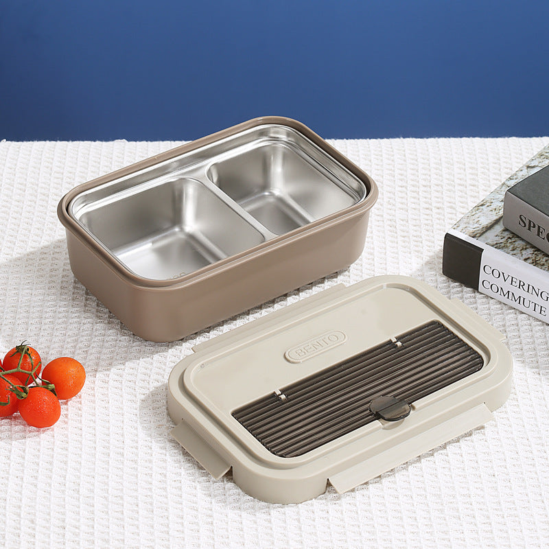 Multi-Compartment Stainless Steel Bento Lunch Box