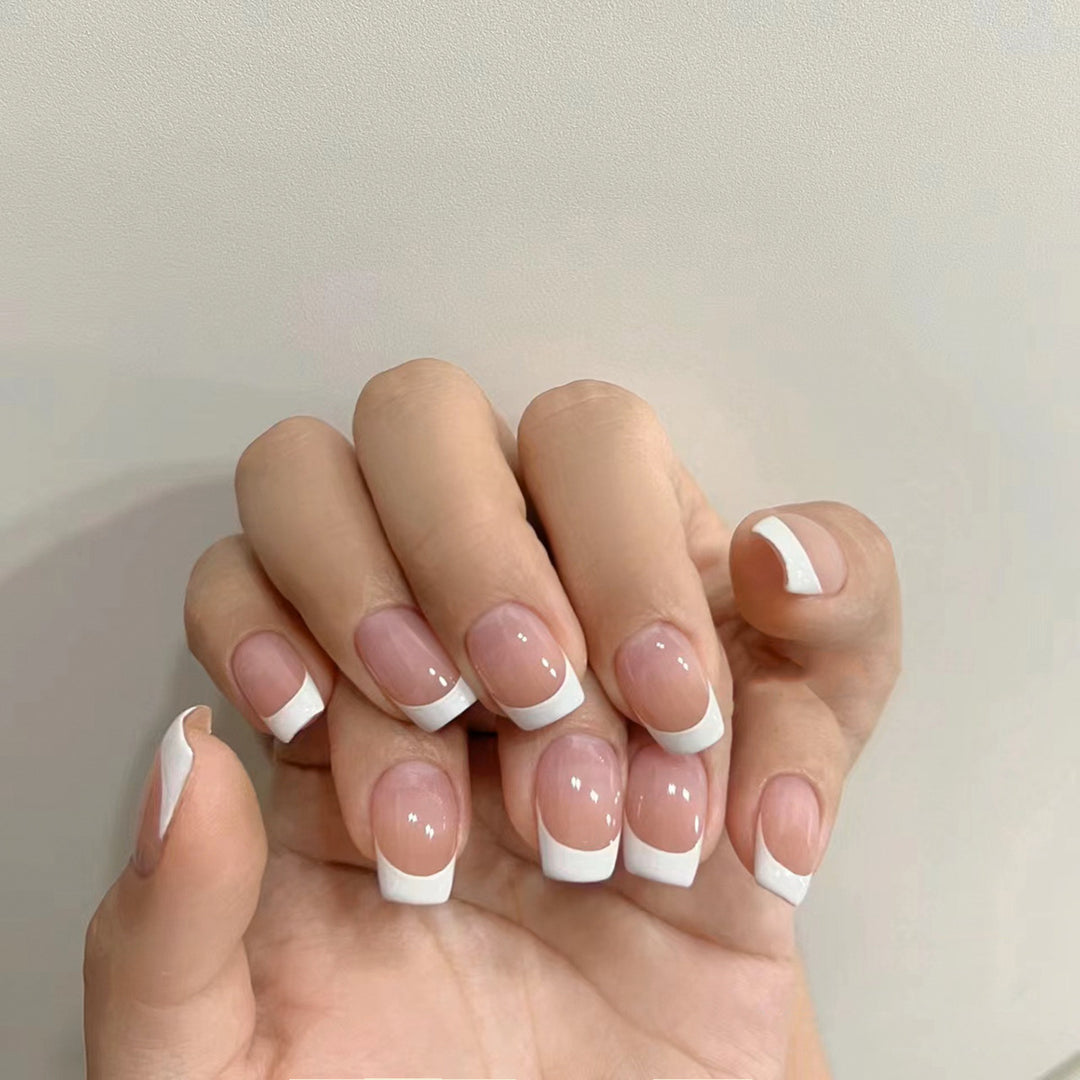 Artful French-Tip Nails Kalsten