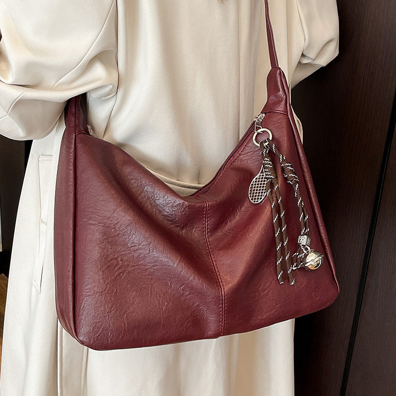 Soft Leather Hobo Bag