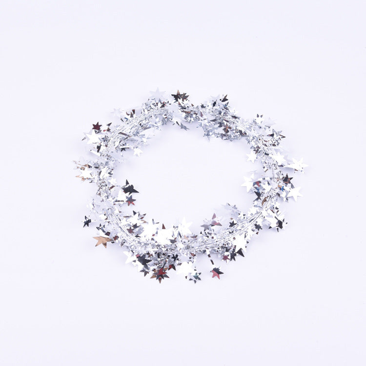 Decorative Metallic Star Garland Kalsten