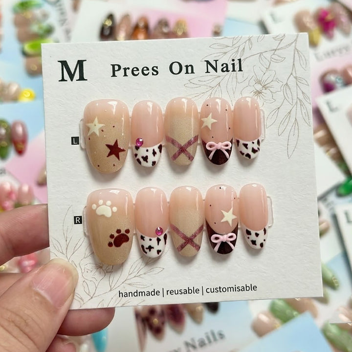 Decorative Themed Press-On Nails