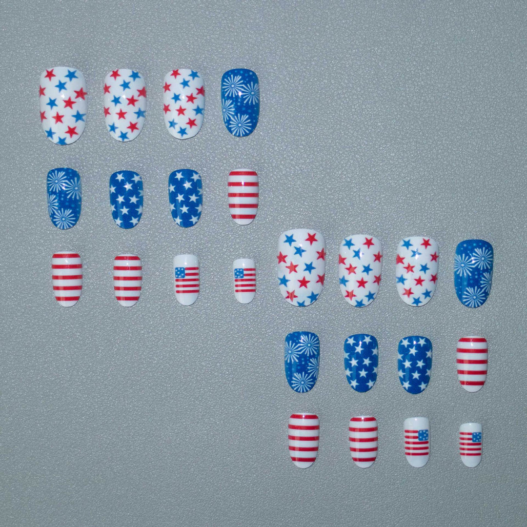 Patriotic Nail Art