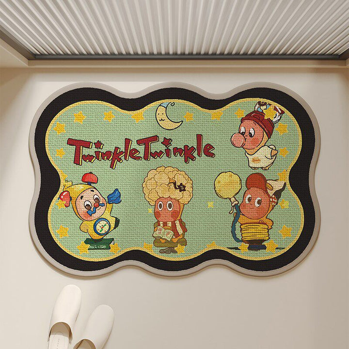 Playful Cartoon-Themed Area Rug
