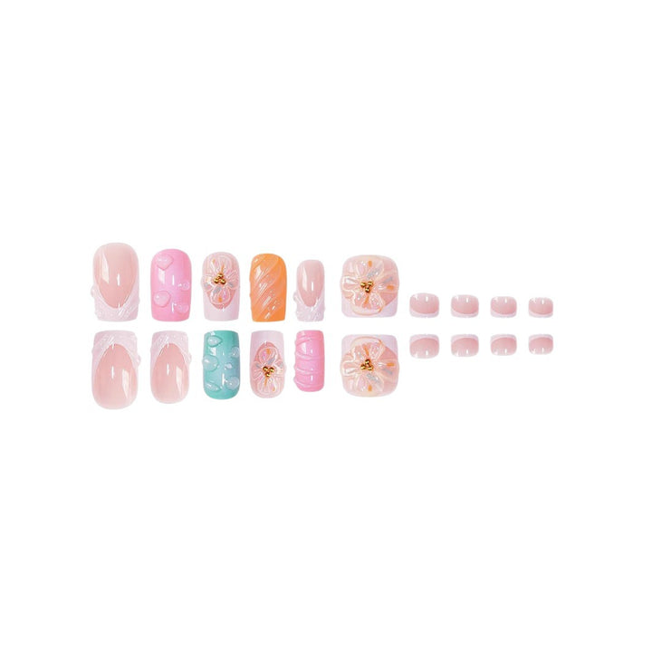 Elegant Floral Nail Art Set Kalsten