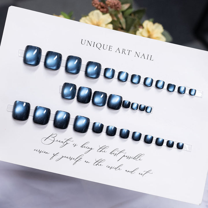 Elegant Metallic Nail Art