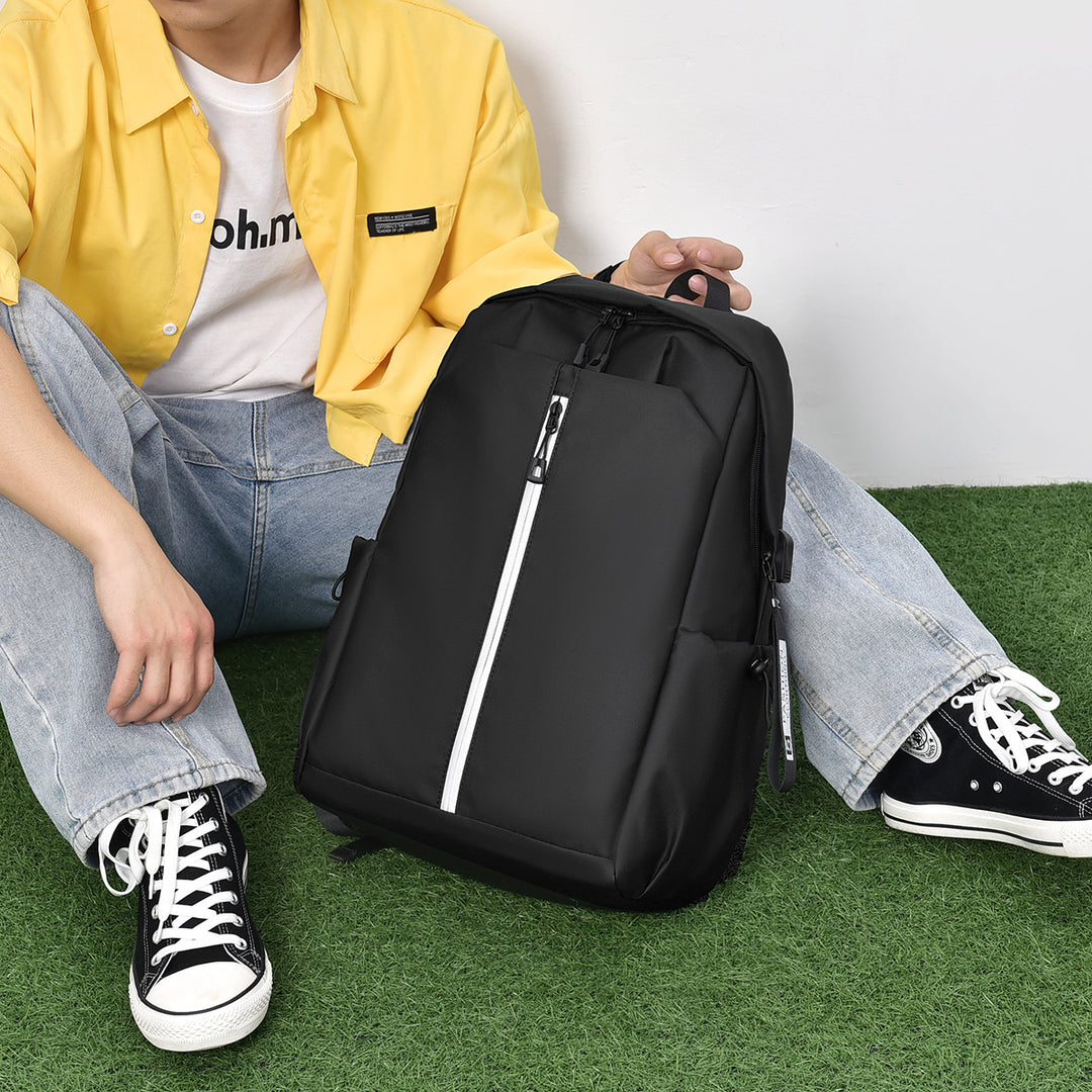 Functional backpack with ergonomic design and zippered compartments Kalsten