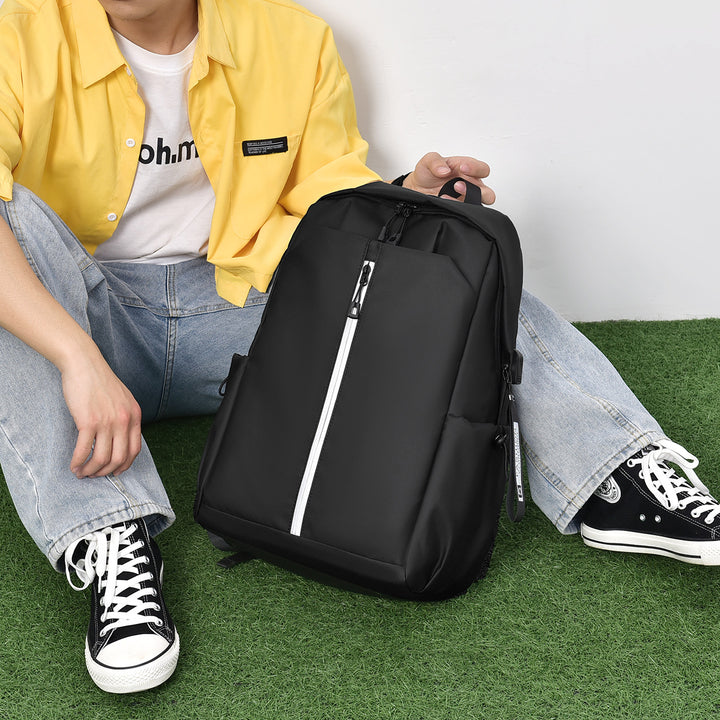 Functional backpack with ergonomic design and zippered compartments Kalsten