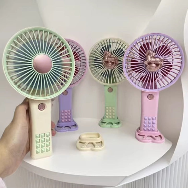 Unisex Portable USB Hand Fan with Ergonomic Design and Rechargeable Battery Kalsten