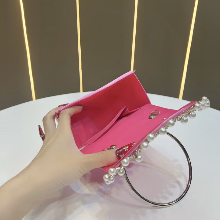 Pearl-Accented Evening Clutch