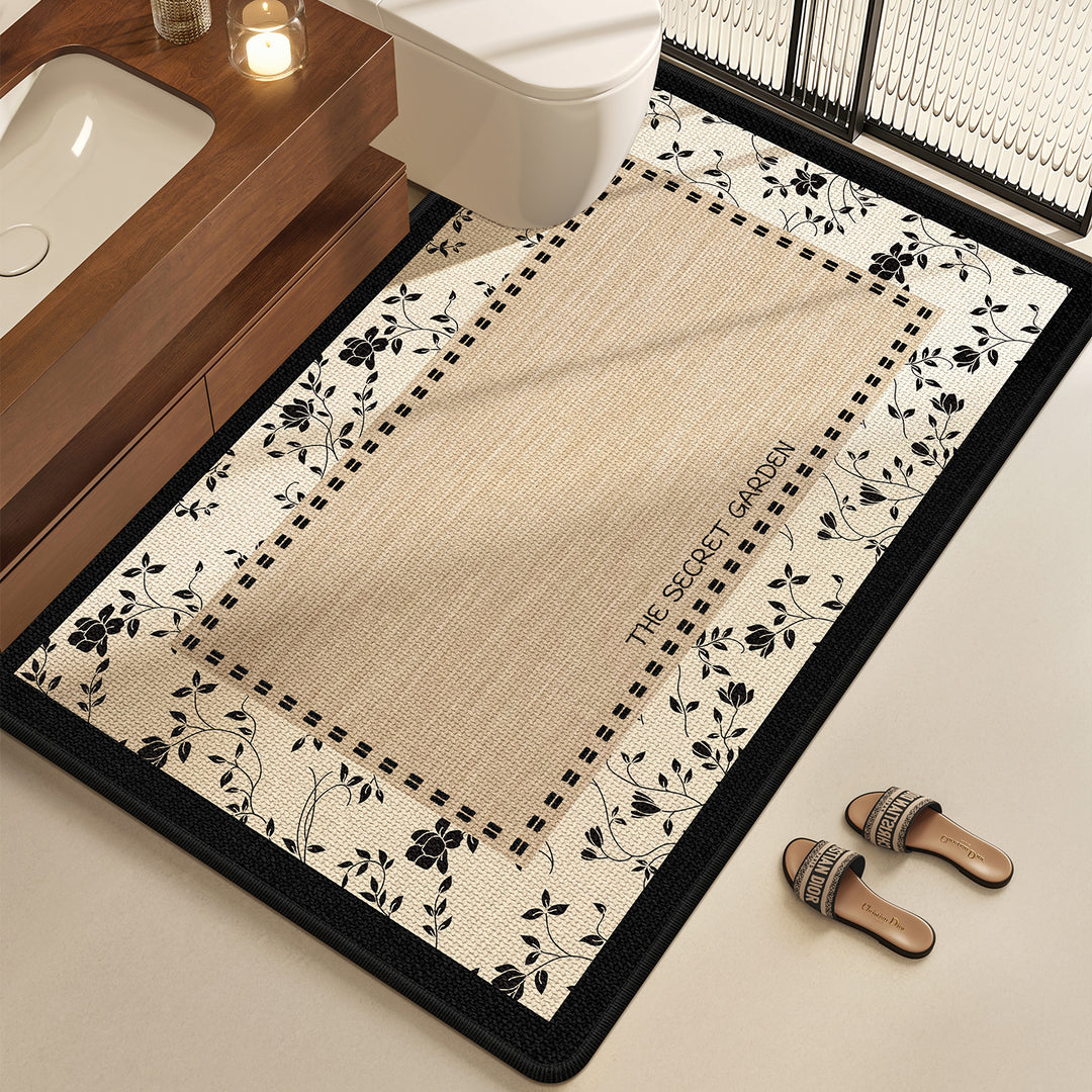 Inspirational Quote Bathroom Mat Kalsten