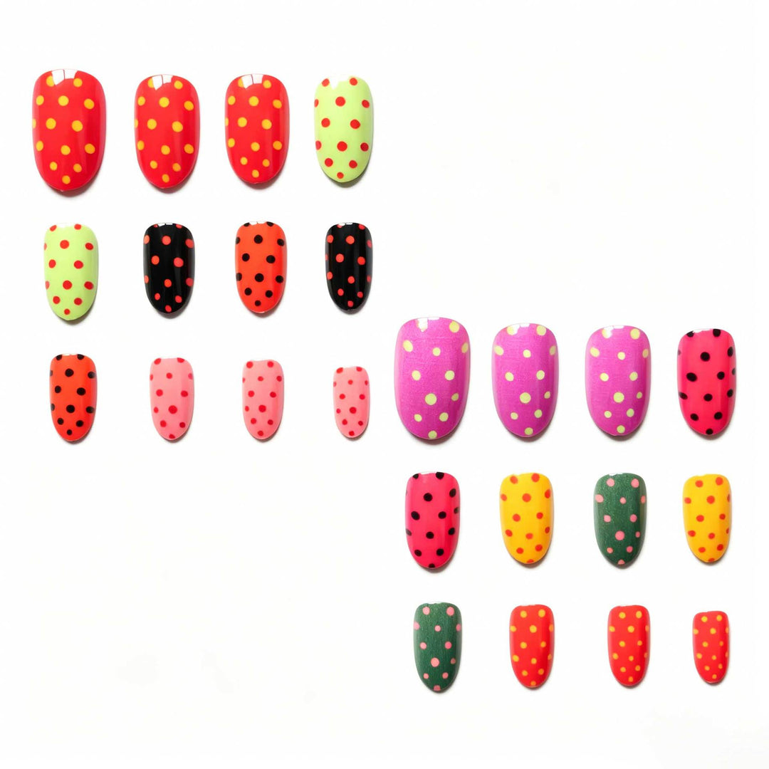 Artistic Polka Dot Nail Art Design Kit