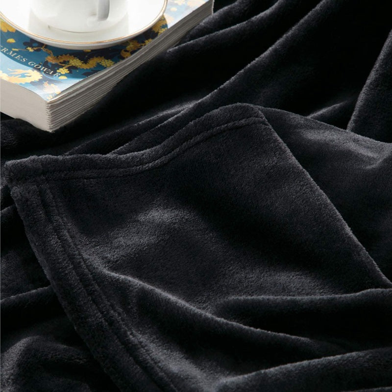Ladies Cozy Plush Blanket with Reversible Design Kalsten