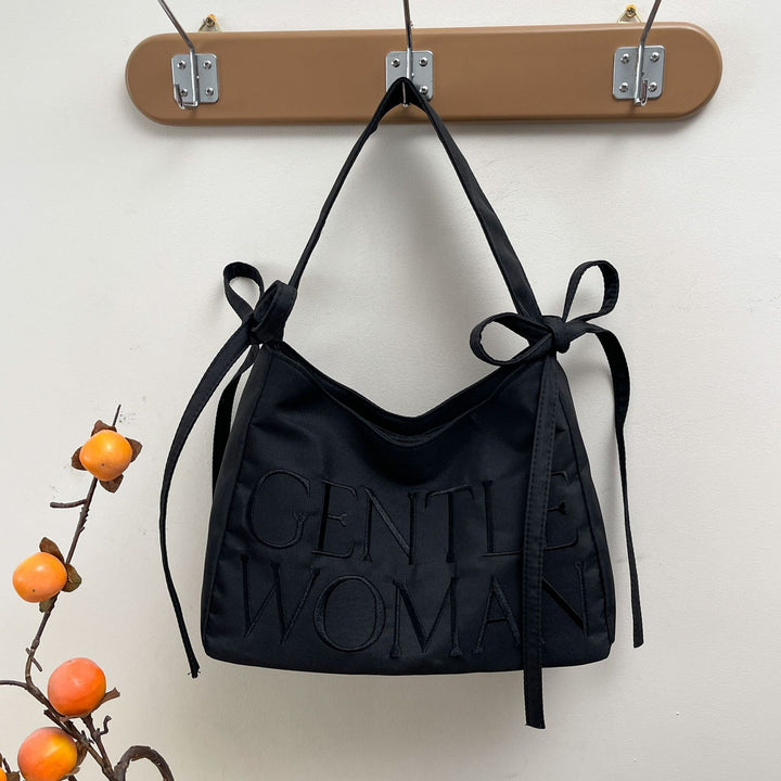 Stylish Satin Bucket Bag Kalsten