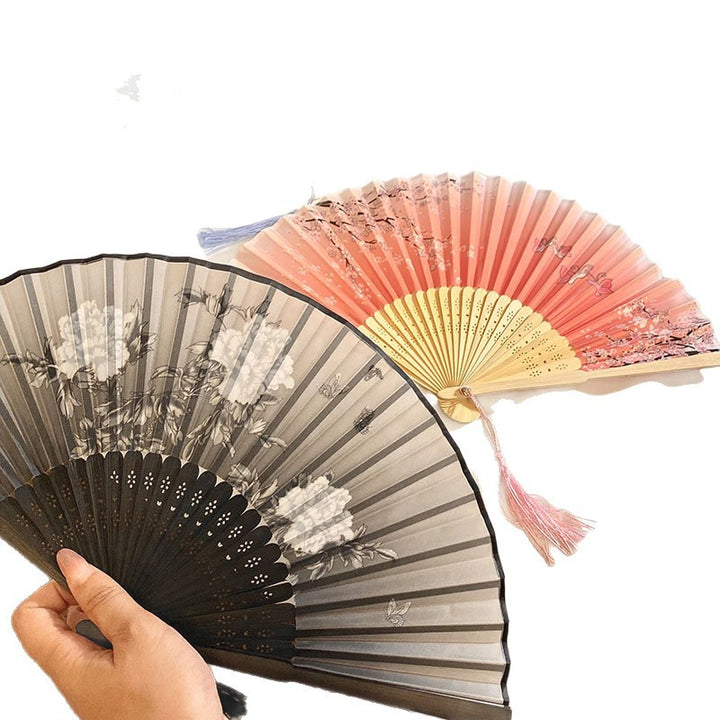 Handcrafted fan with Elegant flower pattern Kalsten