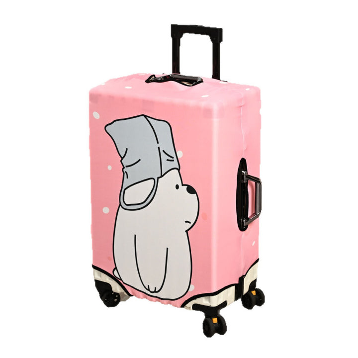 Women's hard-shell suitcase with stylish pineapple motif Kalsten