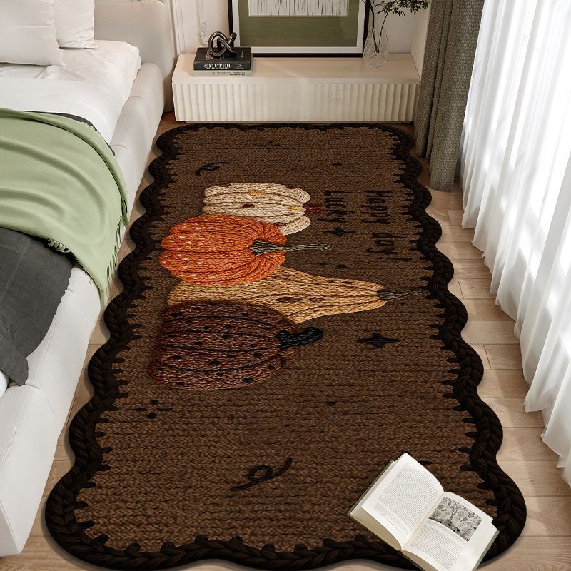 Playful Pumpkin-Themed Area Rug