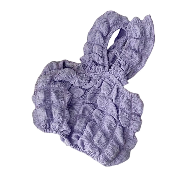 Plush Textured Twist Hair Towel Wrap