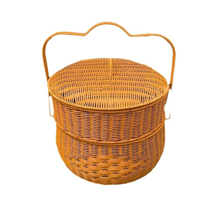 Rustic Handwoven Storage Basket Kalsten